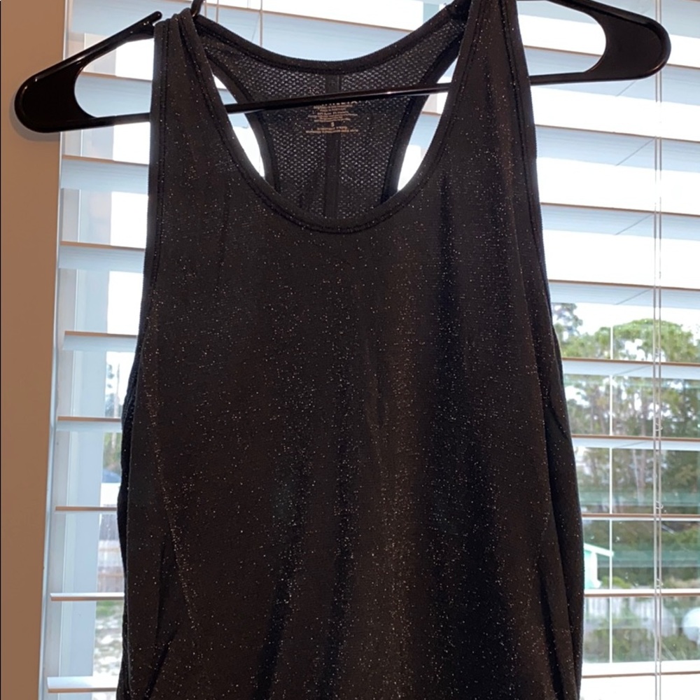 sparkly stretchy tank top
